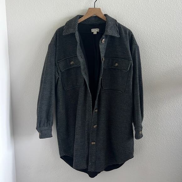 Rachel Comey X Target Oversized Longline Shacket Jacket Black Gray Large - Picture 1 of 9